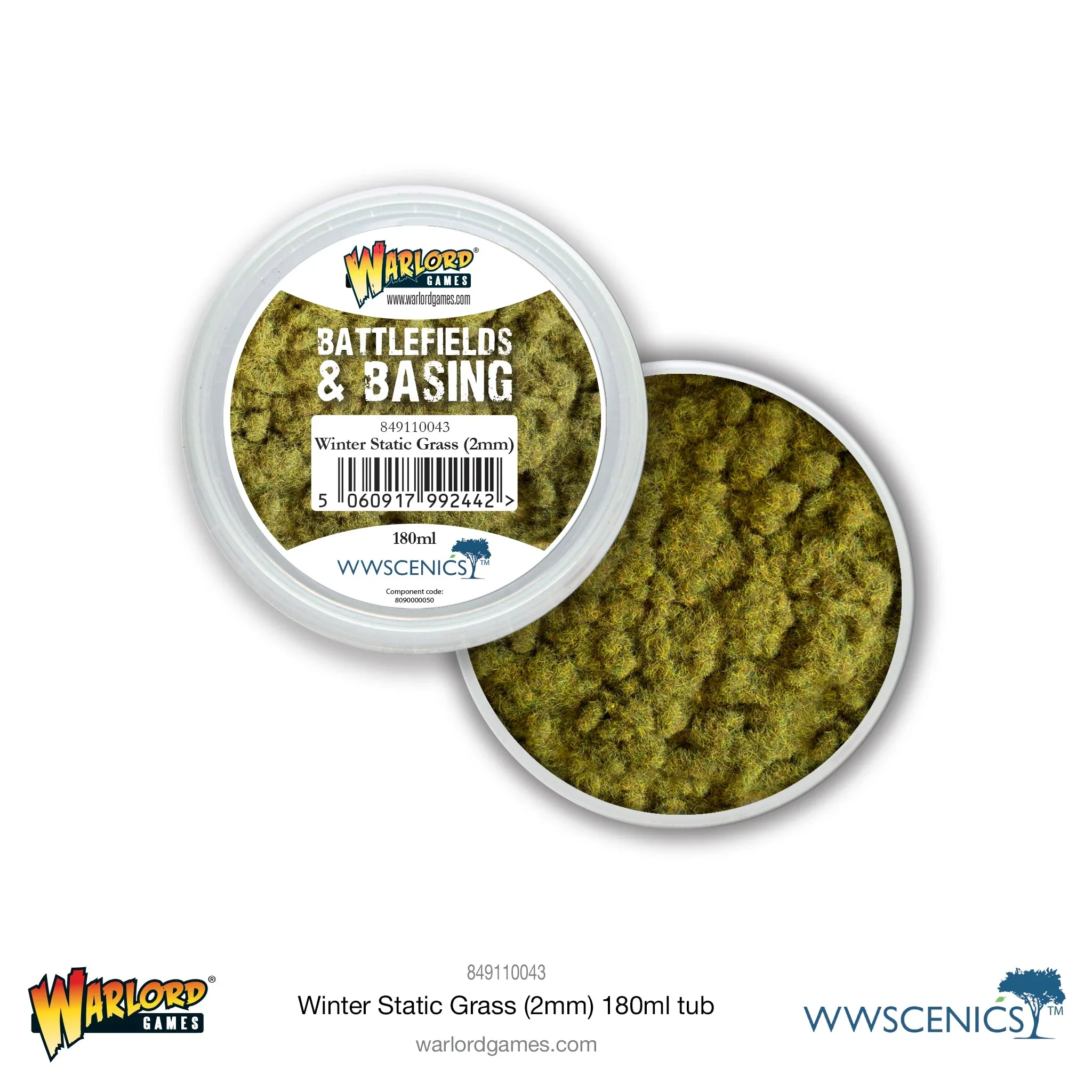 Battlefields & Basing: Winter Static Grass (2mm)