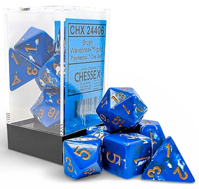 Brush Wavebreak/Gold 7 Die Set - CHX 24406