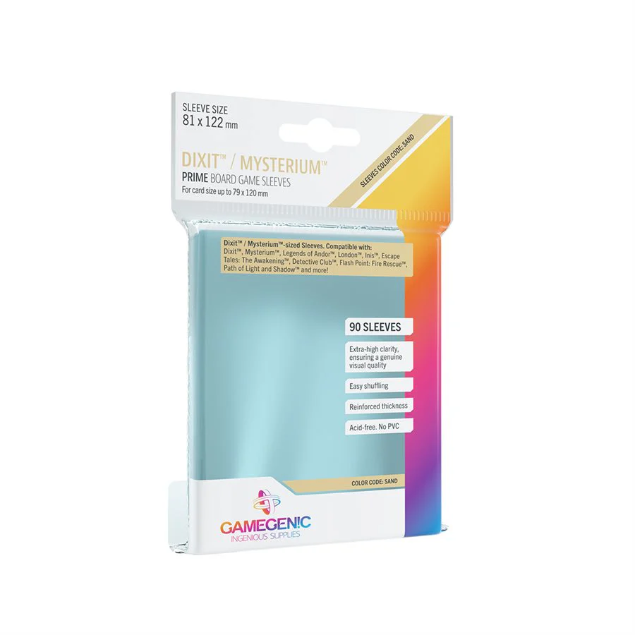 Gamegenic Board Game Sleeves 122 x 81 (Sand) (90CT)