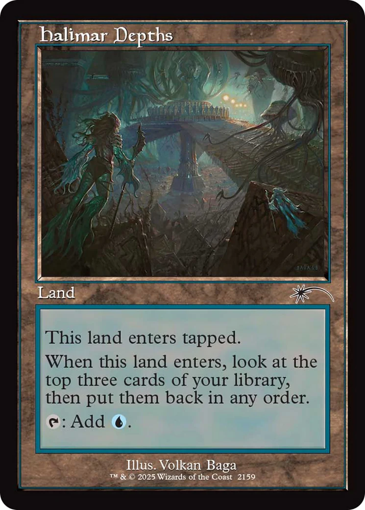 Halimar Depths (Retro Frame) [Secret Lair Drop Series]