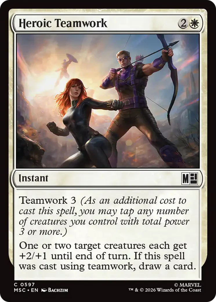 Heroic Teamwork [Marvel Super Heroes Commander]
