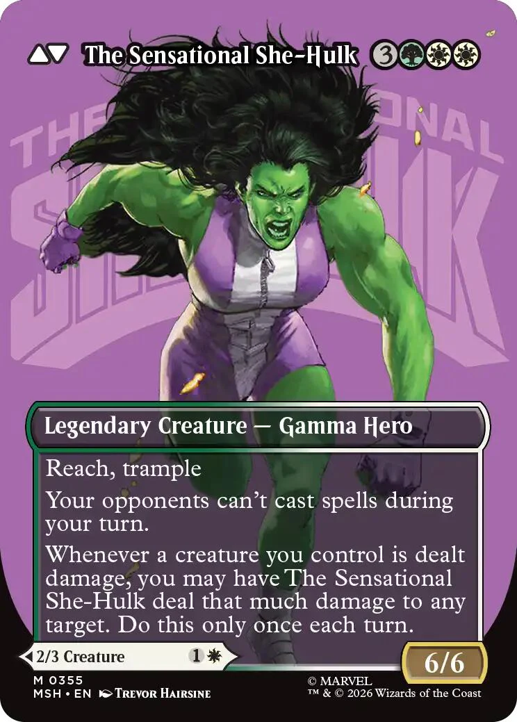Jennifer Walters // The Sensational She-Hulk (Borderless) (0355) [Marvel Super Heroes] - Image 2