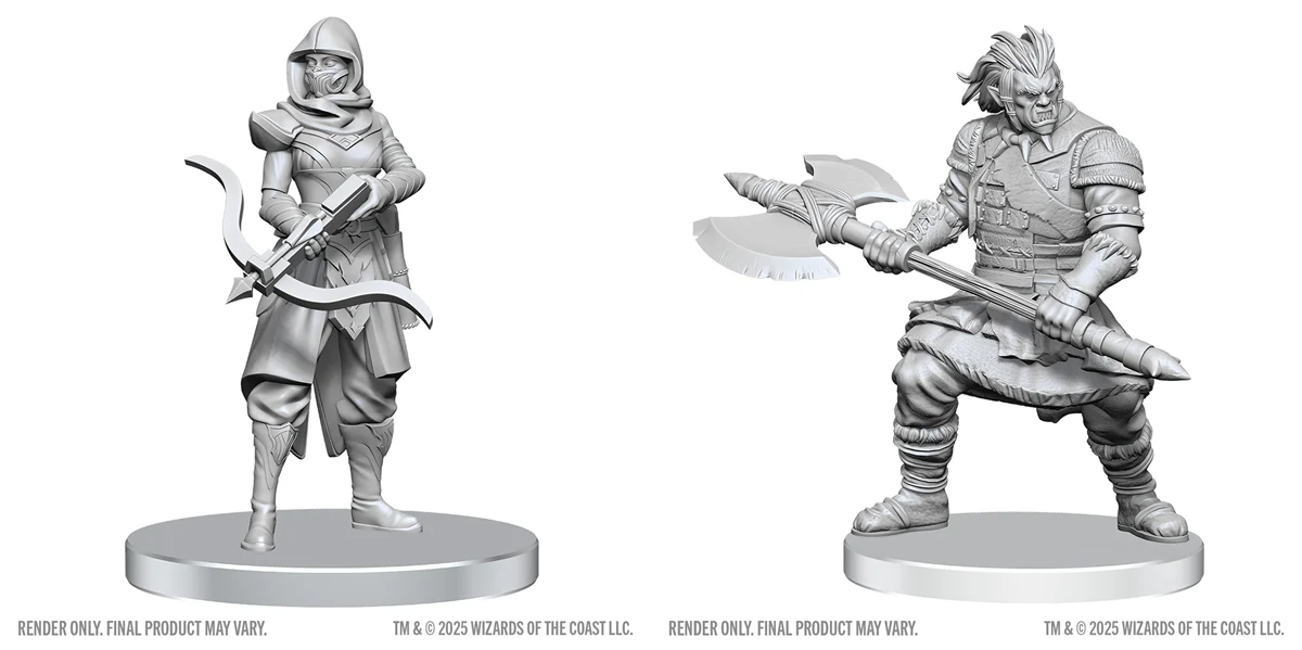Nolzur's Marvelous Miniatures: Assassin & Berserker