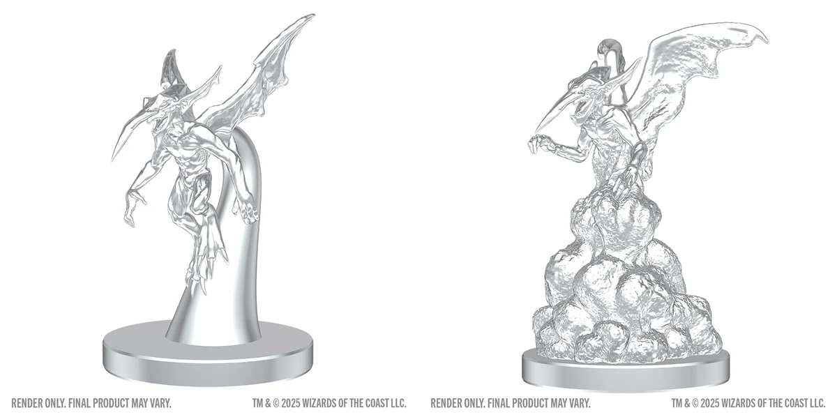 Nolzur's Marvelous Miniatures: Ice Mephit & Dust Mephit