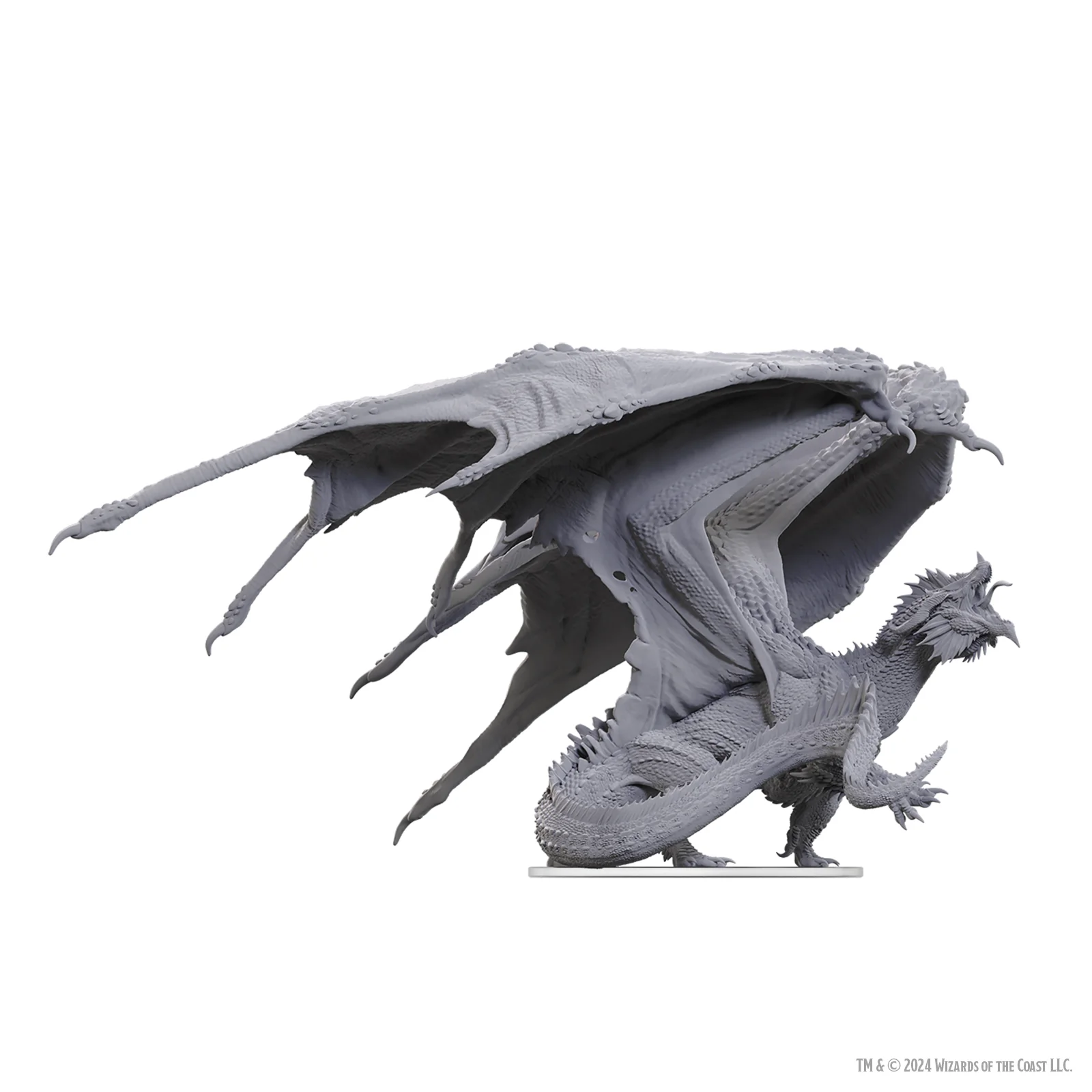 Nolzur's Marvelous Miniatures: Unpainted Adult Red Dragon Tyrant - Image 2