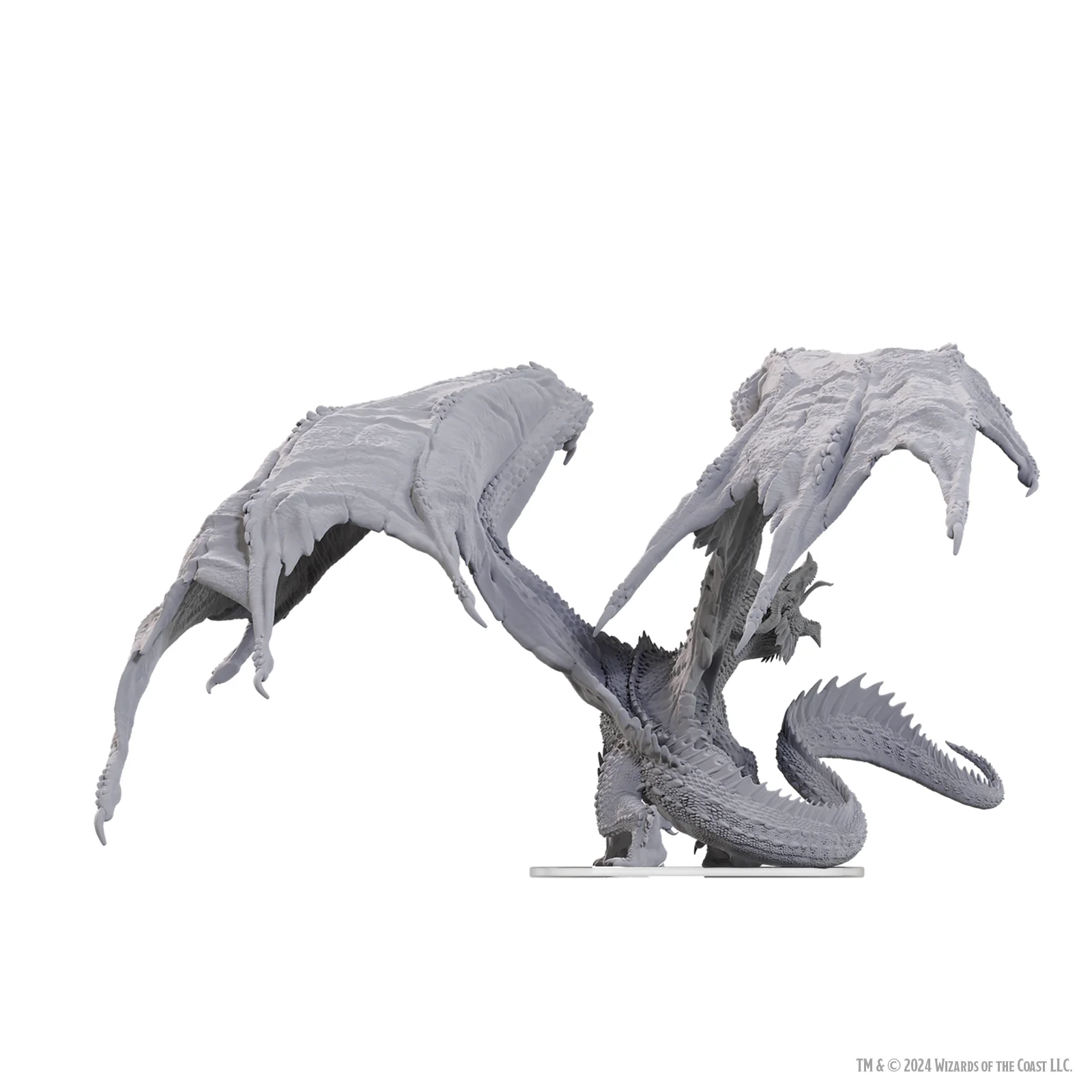 Nolzur's Marvelous Miniatures: Unpainted Adult Red Dragon Tyrant - Image 3