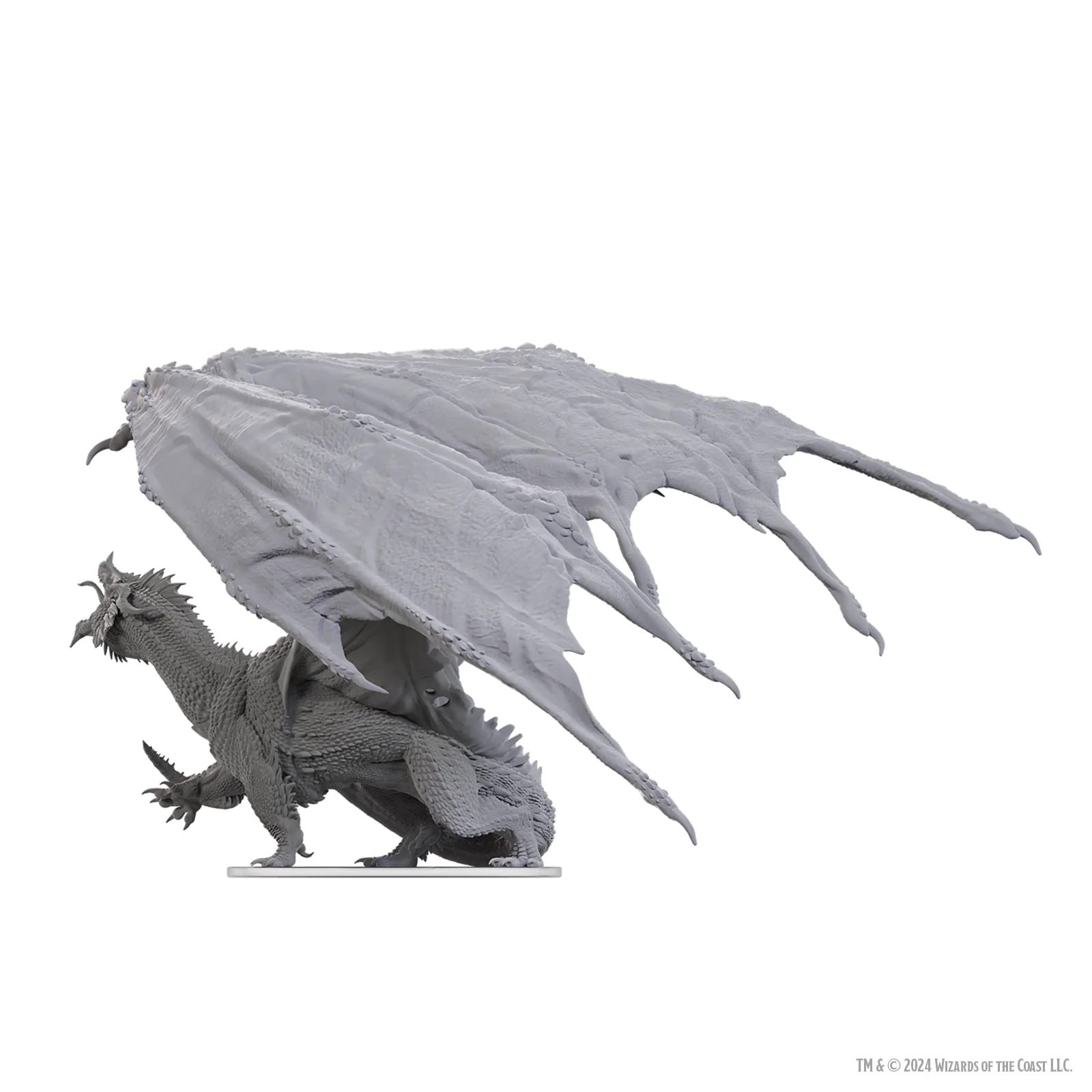 Nolzur's Marvelous Miniatures: Unpainted Adult Red Dragon Tyrant - Image 4