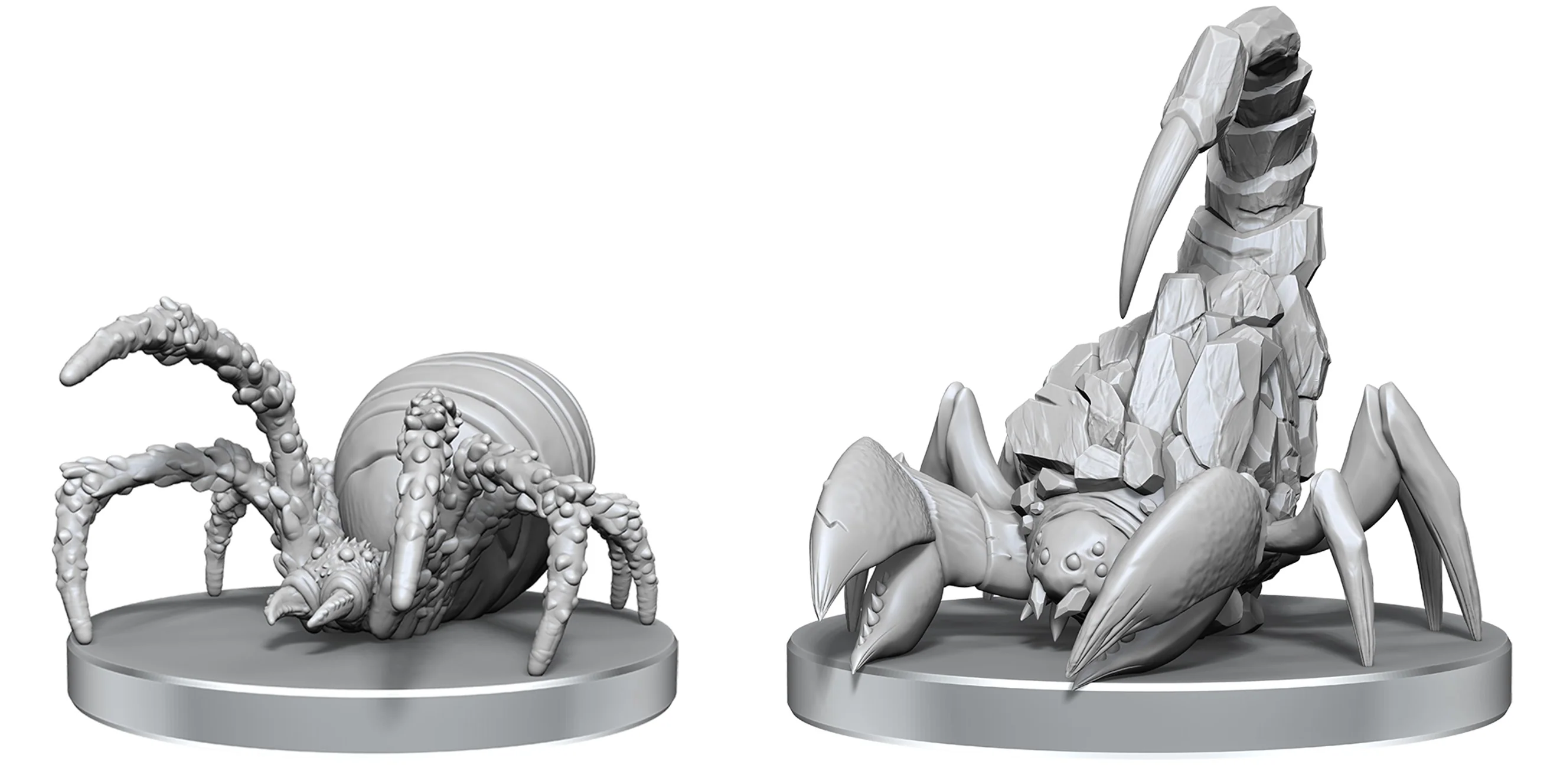Pathfinder Battles Deep Cuts: Cave Scorpion & Hunting Spider