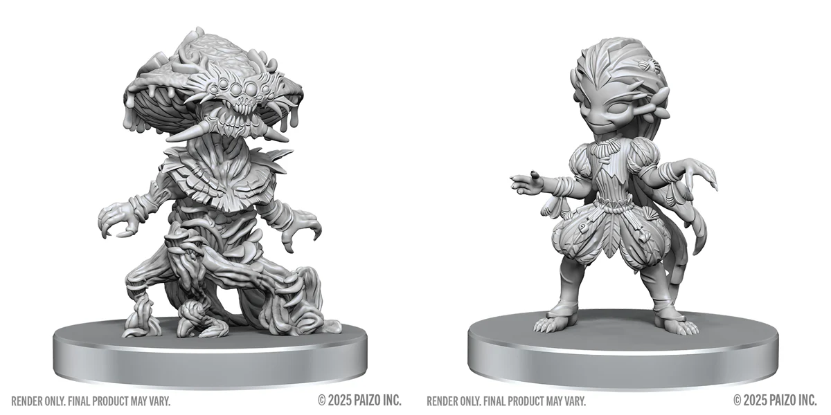 Pathfinder Battles Deep Cuts: Fungus Leshy and Seaweed Leshy