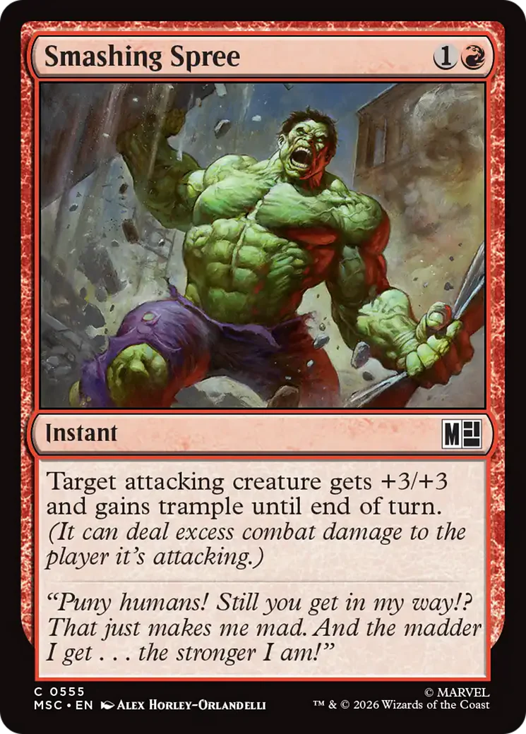 Smashing Spree [Marvel Super Heroes Commander]