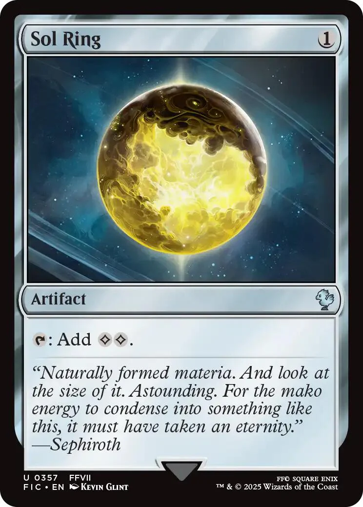 Sol Ring (0357) (Surge Foil) [FINAL FANTASY Commander]