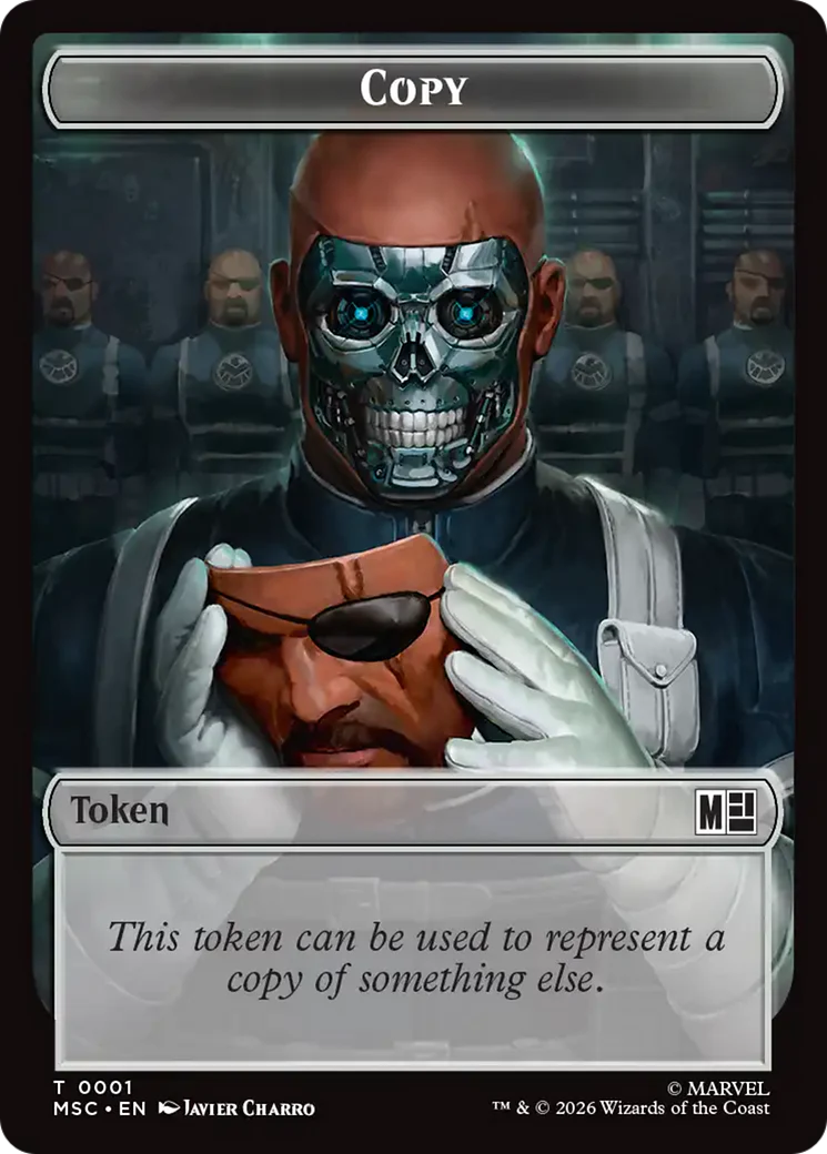 Soldier // Copy Double-Sided Token [Marvel Super Heroes Commander Tokens] - Image 2