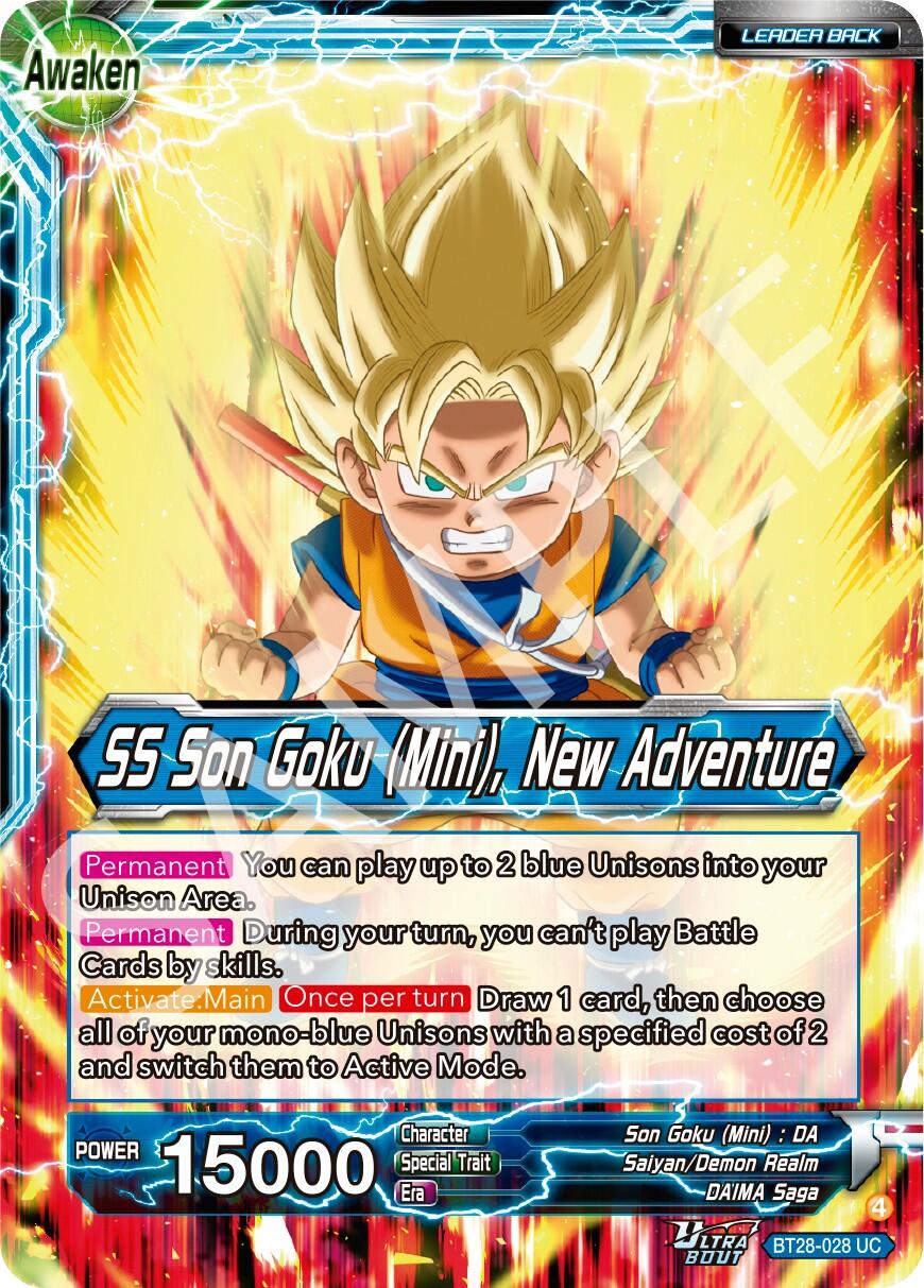 Son Goku (Mini) // SS Son Goku (Mini), New Adventure (BT28-028) [Prismatic Clash] - Image 2
