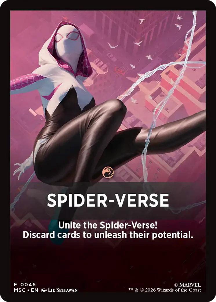 Spider-Verse Theme Card [Marvel Super Heroes Commander]
