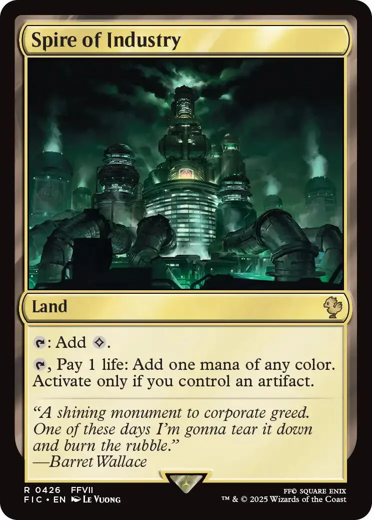 Spire of Industry (Surge Foil) [FINAL FANTASY Commander]