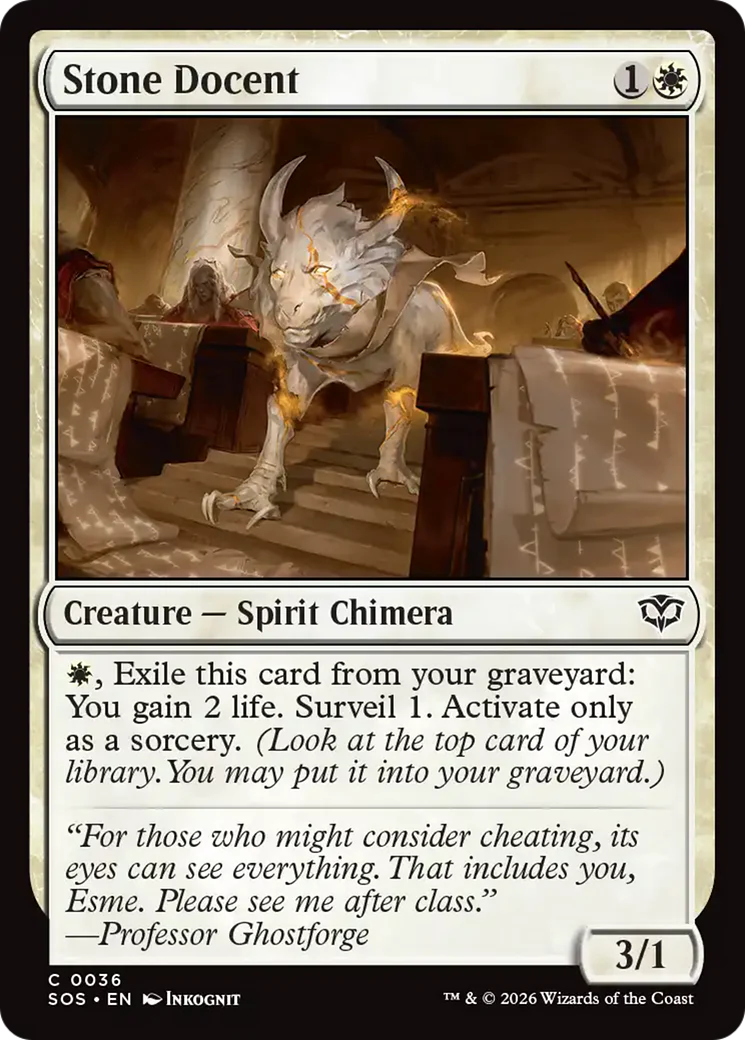 Stone Docent [Secrets of Strixhaven]