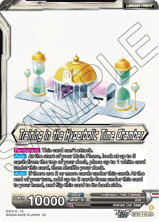 Training in the Hyperbolic Time Chamber // Completed Training in the Hyperbolic Time Chamber (BT31-115) [Impact Beyond Dimensions] - Image 2