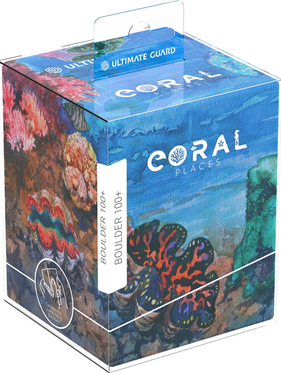 Ultimate Guard - Deck Case 100+ Boulder - Coral Places - Coralline Eden